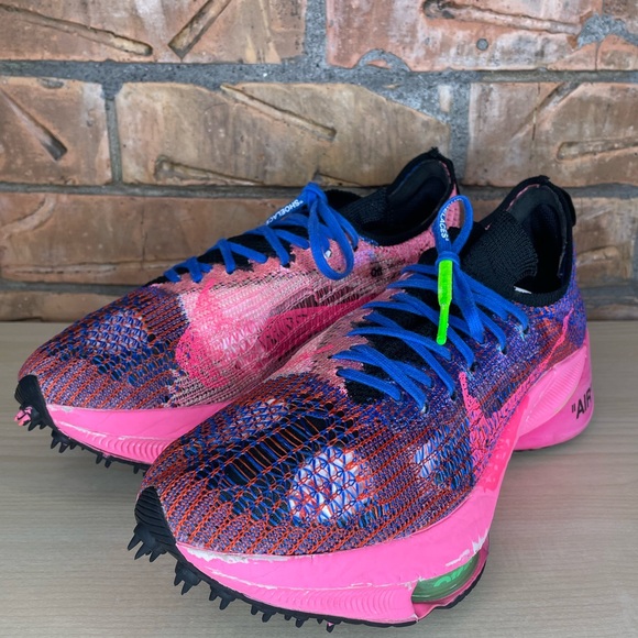 Nike x OFF-WHITE Air Zoom Tempo Next CV0697-400 Blue Pink Size 8.5 - Picture 6 of 12